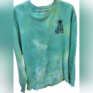 Custom NIKE CREWNECK Size M Vintage Tie-dye Rare Unisex
